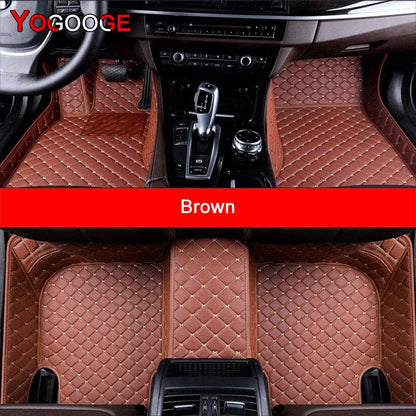 YOGOOGE Custom Car Floor Mats For Infiniti G G25 G35 G37 Auto Carpets Foot Coche Accessorie