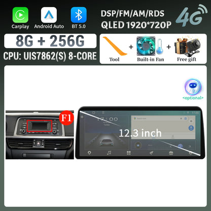12.3inch Android 14 For KIA K5 Optima 2015 2016 2017 2018 2019 Car Radio Multimedia Navigation GPS Carplay Stereo Touch Screen