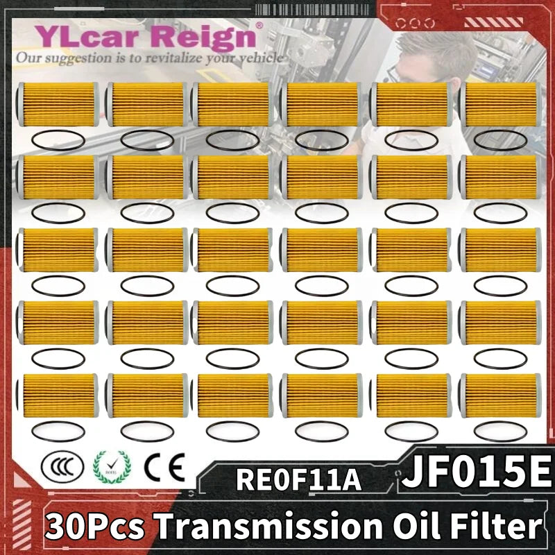 RE0F11A JF015E 30Pcs Auto Transmission Oil Filter 31726-3JX0A For Nissan Altima Maxima Versa Sentra For Infiniti JX35 QX50 QX60