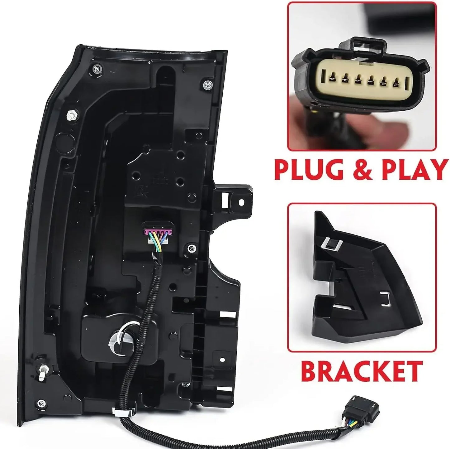For GMC Yukon XL 2015 2016 2017 2018 2019 2020 Car Rear Bumper Tail Light Brake Stop Light Tail Lamp Assembly 84536242 84536243