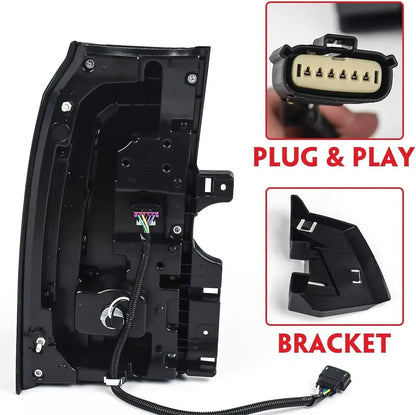 For GMC Yukon XL 2015 2016 2017 2018 2019 2020 Car Rear Bumper Tail Light Brake Stop Light Tail Lamp Assembly 84536242 84536243