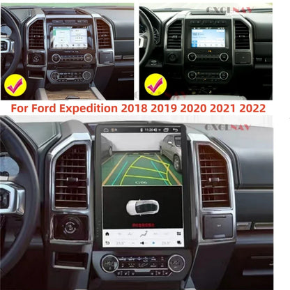 14.4 Inch Qualcomm 2K Screen Android 13 For Ford Expedition 2018 - 2022 SYNC 3 Car Radio Head Unit Car GPS Navigation Player