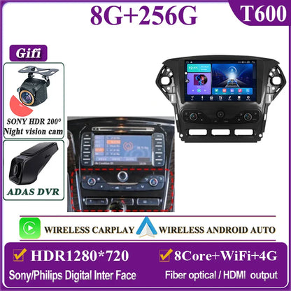 Autostereo 14 For Ford Mondeo MK4 2007-2014 Car Multimedia Video Player GPS Navigation Radio Android 13 Auto Carplay No 2Din DVD