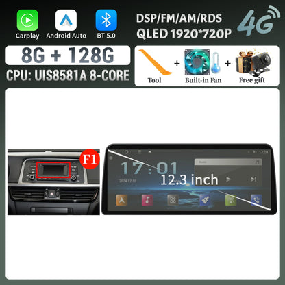 12.3inch Android 14 For KIA K5 Optima 2015 2016 2017 2018 2019 Car Radio Multimedia Navigation GPS Carplay Stereo Touch Screen