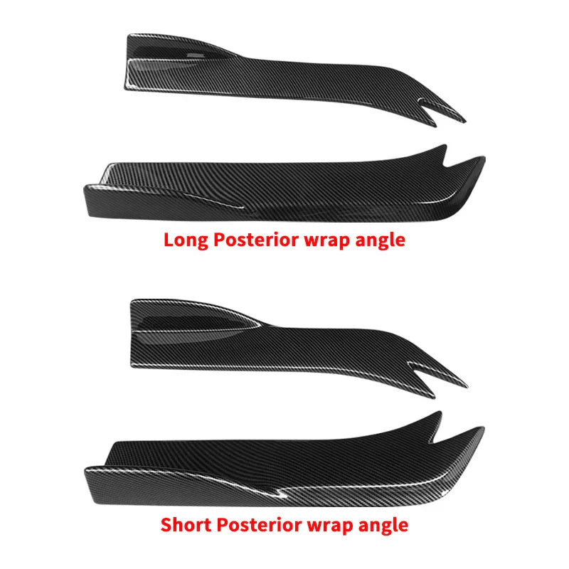 For Infiniti G25 G35 G37 Sedan 2007-2013 Car Front Bumper Splitter Diffuser Lip Protector Spoiler Side Skirts Rear Wrap Angle