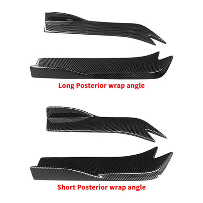 For Infiniti G25 G35 G37 Sedan 2007-2013 Car Front Bumper Splitter Diffuser Lip Protector Spoiler Side Skirts Rear Wrap Angle