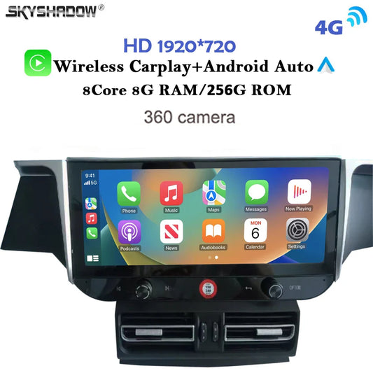 FYT 12G+256G Carplay Auto Android 14.0 4G LTE 360 Camera IPS Car DVD Player GPS WIFI Bluetooth Radio For Porsche Macan 2010-2016