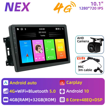 For Dodge Dakota 2009 - 2011 2 Din Android Car Radio Navigation WIFI FM GPS Multimedia Player Autoradio Head Unit Audio Stereo