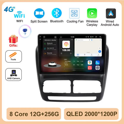 Android 14 Car Radio GPS Navigation For FIAT Doblo Opel Combo Tour 2010 2011 2012 - 2015 2018 Stereo Video Player Carplay Auto