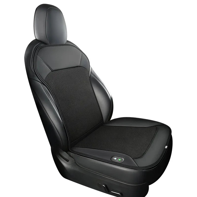Car Cigarette Lighter Powered 24 Fans Universal Air Conditioning Seat Cover Cooling Car Seat Cushions Car Ventilated Seat Cover