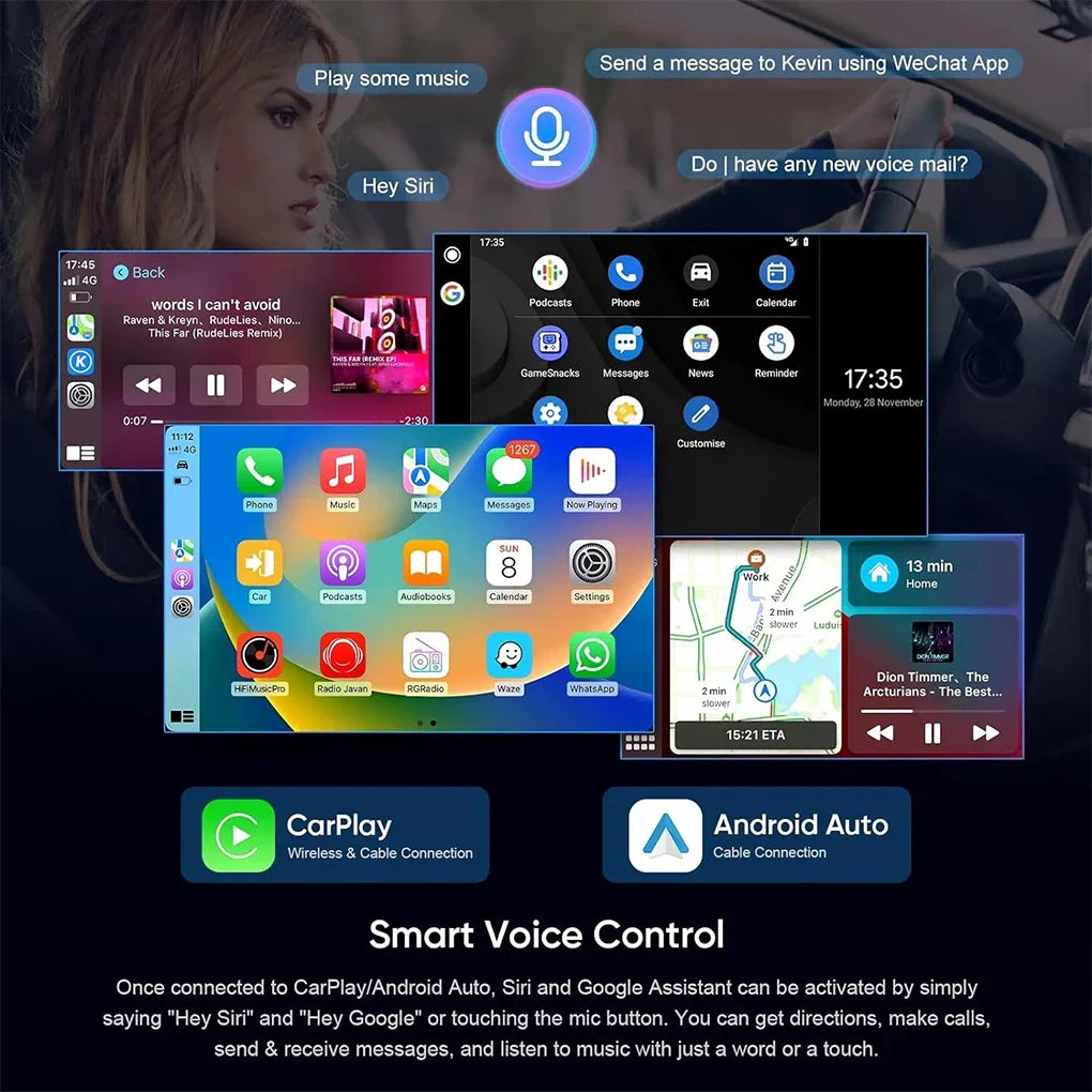 9" Auto Radio Player For KIA Soul 2014-2019 Android 14.0 Carplay Car Stereo Radio GPS Navi WIFI BT with Rear camera