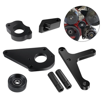 For LS Truck Low Mount Alternator And Power Steering Pump Bracket Kit For Chevy For GMC