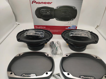 Free Shipping 1 Set Pioneer TS-6975 V3 500W MAX  80W NOM 6" x 9" 3-Way Coaxial 3-WAY 3VOIES Car Audio Speaker Made In Vietnaam
