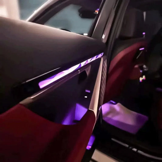 LED24 for BMW New 5 Series i5 Hugging Style Crystal Light G60 530 Rear Door Panel Crystal Ambient Light Modification Accessories