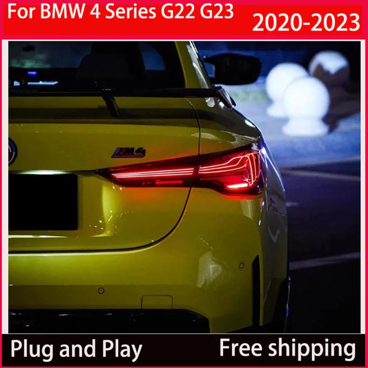 Taillight Assembly LED Dynamic Tail Light For  2020-2023 BMW 4 Series G22 G23 G26 G82 M4 CSL brake light DRL signal turn signal