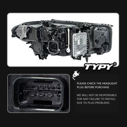 TYPY Car Lights For BMW 5 Series G30 Headlight 2017-2020 LED Projetor head Lamp Daytime Running Light Automotive Accessories