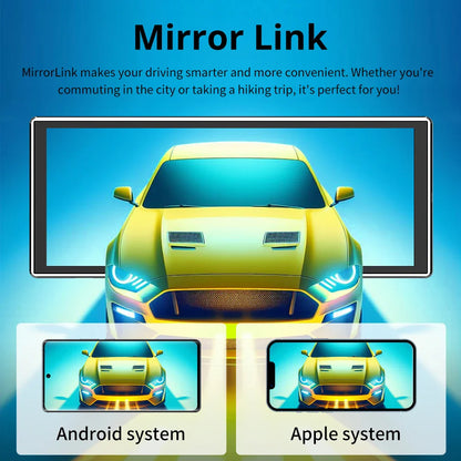 XUDA 11.26 Inch Portable Wireless CarPlay Screen Multimedia Video player Radio FM Compatible with Android Auto and Apple Carplay