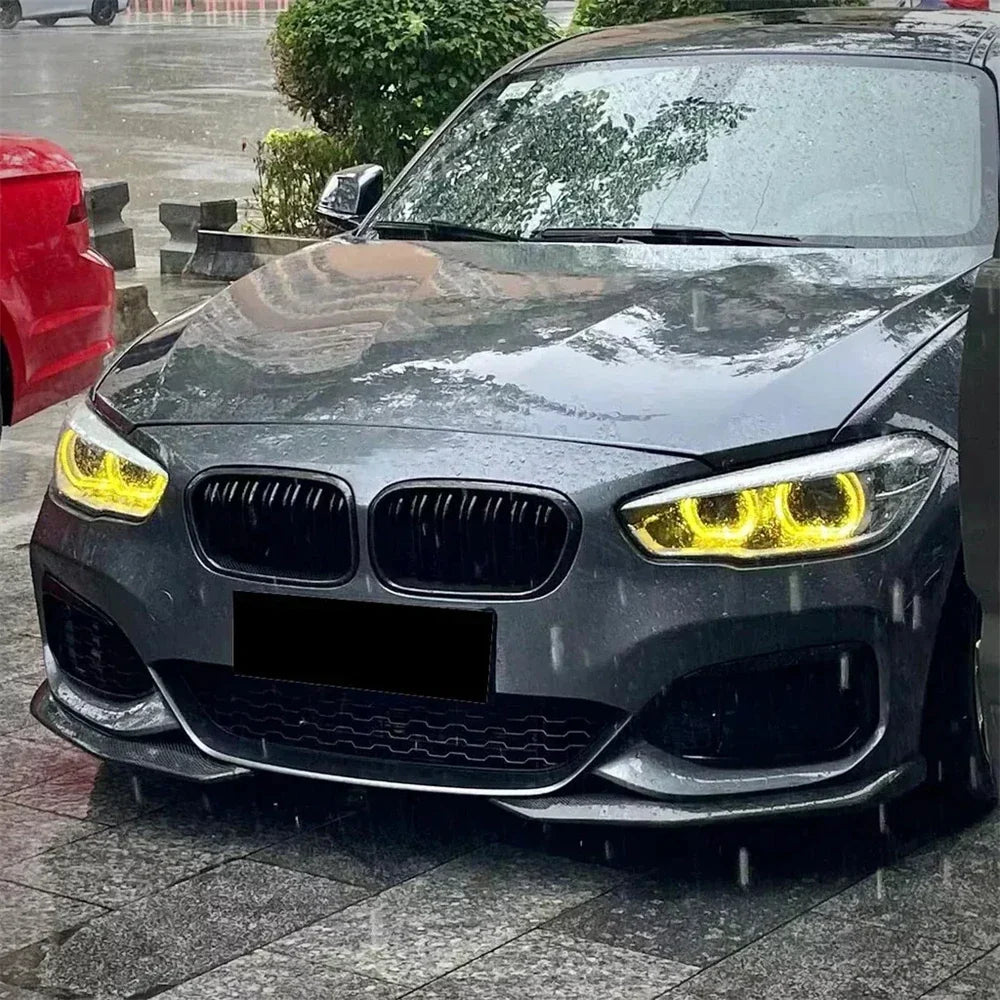 Lemon yellow light board suitable for 2017 BMW 1 Series F20 F21 LCI 118I LED headlights Angel Eye yellow DRL board