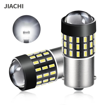 JIACHI Wholesale 100PCS BAY15D 1157 P21/5W Led Car Bulb 1156 BAU15S T25 3157 7443 Brake Lights Daytime Running Lamp DRL DC12-24V