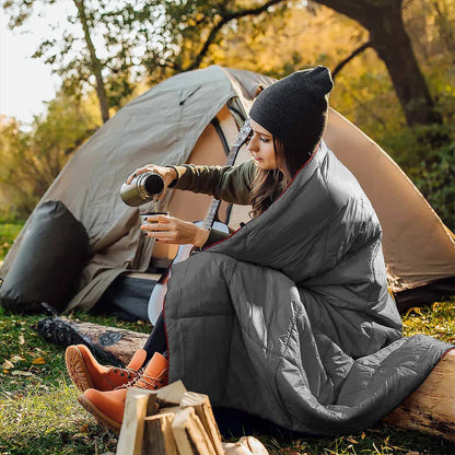 Camping Quilt Portable Camping Accessories Picnic Warm Blanket Travel Sleeping Mattress Travel Mat for Camping Shooting Hunting