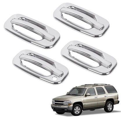 NEW-Chrome Door Handle Cover Trim For Chevrolet Silverado Tahoe Suburban Avalanche GMC Yukon Sierra 1999-2006