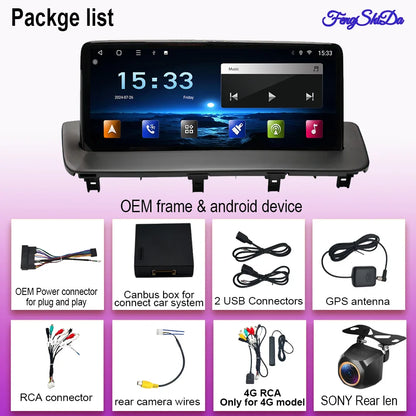 10.25 Inch Android 14 For MAZDA CX-9 CX 9 CX9 2016-2021 Car Radio Multimedia Player GPS Navigation Carplay Android Auto 2din DVD