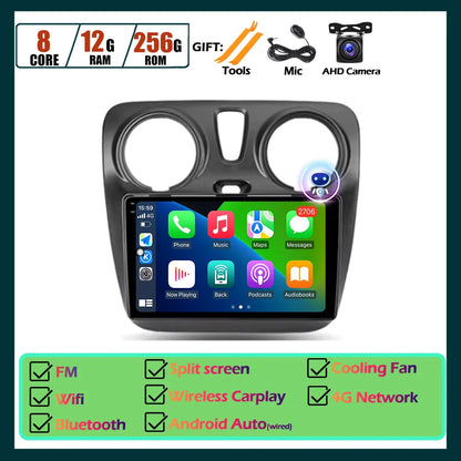 Carplay Android Auto Touch Screen For Renault Dokker For Lodgy Dacia 2012 - 2020 Automotive Multimedia Player Car Accessories