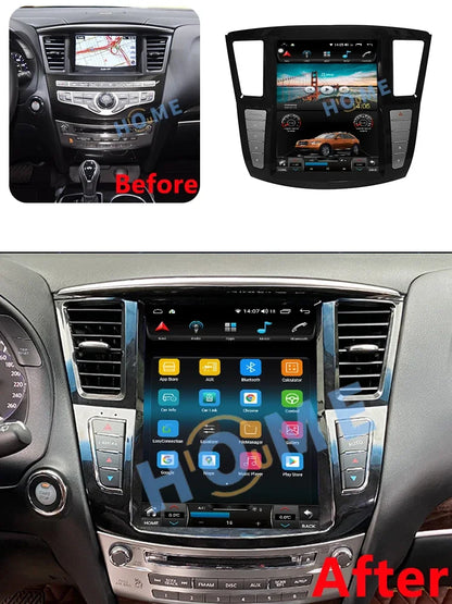 Android 12 Carplay Auto For Infiniti QX60 JX35 2014- 2019 Car Radio Automotive Multimedia Tesla Screen Bluetooth GPS WIFI DSP
