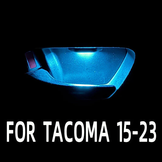 Door Bowl Atmosphere Light For 15-23Toyota tacoma15-23 Interior LED Blue Car Door Bowl Handle Frame Light For tacoma