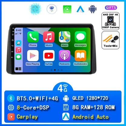 Android 14 Car Navigation Multimedia Player For Chrysler Grand Voyager 5 2011 - 2015 For Dodge Grand Caravan 2008-2020 2DIN DVD