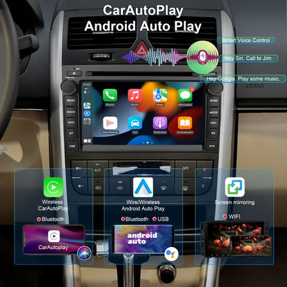 Car Stereo for GMC Acadia Savava Yukon Sierra/Chevy Silverado Tahoe Equinox/Buick Enclave,Android 13 Carplay Autoplay