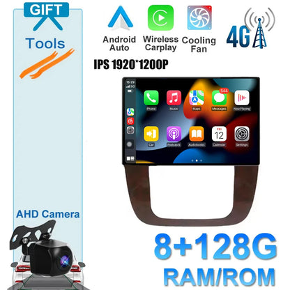 Android 14 Car Radio For GMC Yukon Chevrolet Tahoe Suburban 2008 - 2012 13.1Inch Screen GPS Navigation Wireless Carplay 4G WIFI