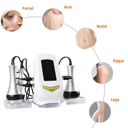 40K Cavitation Ultrasonic Body Slimming Beauty Machine Weight Loss RF Radio Skin Lifting Tighten Anti-wrinkle Massager Skincare