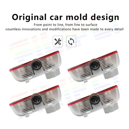 Car Emblem Projector Lights Door Welcome Lamps For Volkswagen For Magotan For Passat Variant  For Golf For Sagitar For Passat