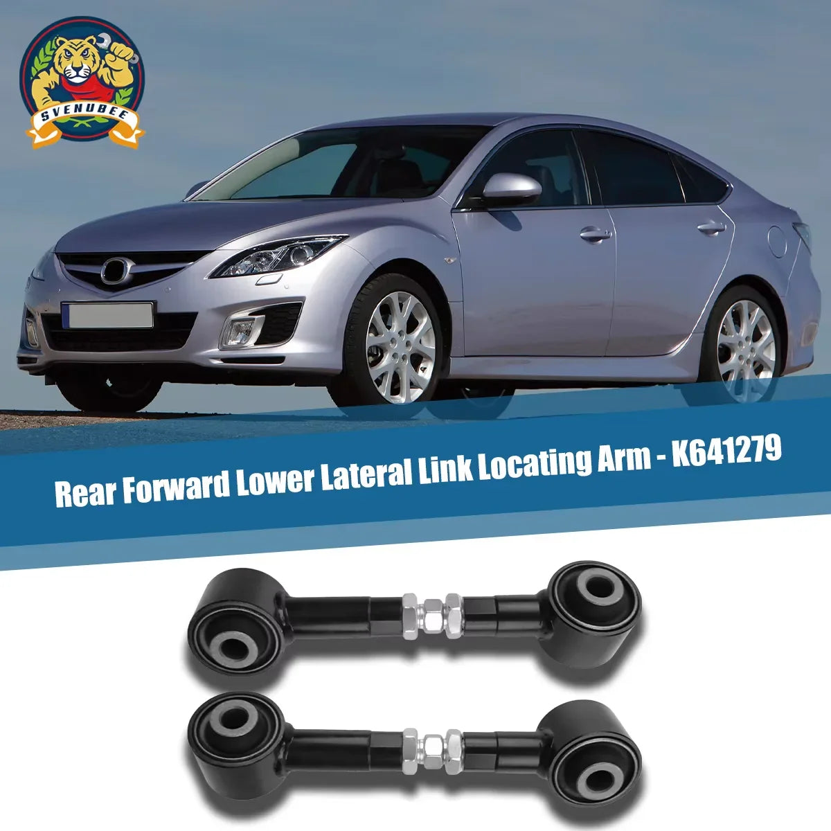 Svenubee 4Pcs Rear Upper Control Arm Lower Lateral Link for FORD Fusion LINCOLN MKZ Zephyr Mazda 6 Mercury Milan 2006-2012