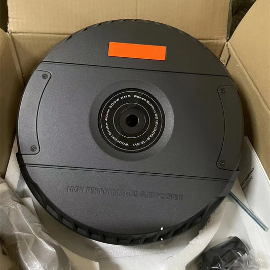 Car Audio 500W Subwoofer Para Coche 12V Car 9 Inch Powerful Subwoofer Bass Dual Speakers Active Spare Tire Subwoofer