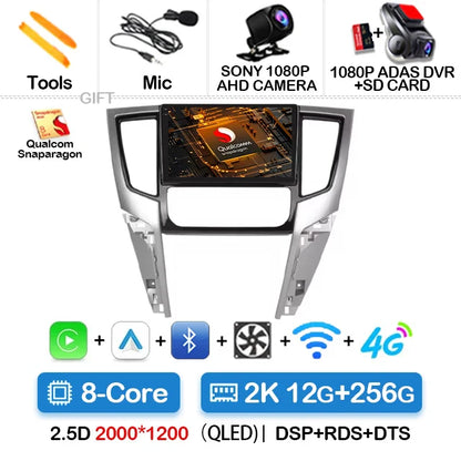 Android 14 Car Radio For Mitsubishi L200 5 2018 - 2021 Multimedia Video Player 4G WIFI Wireless Carplay Auto Head Unit QLED 2DIN