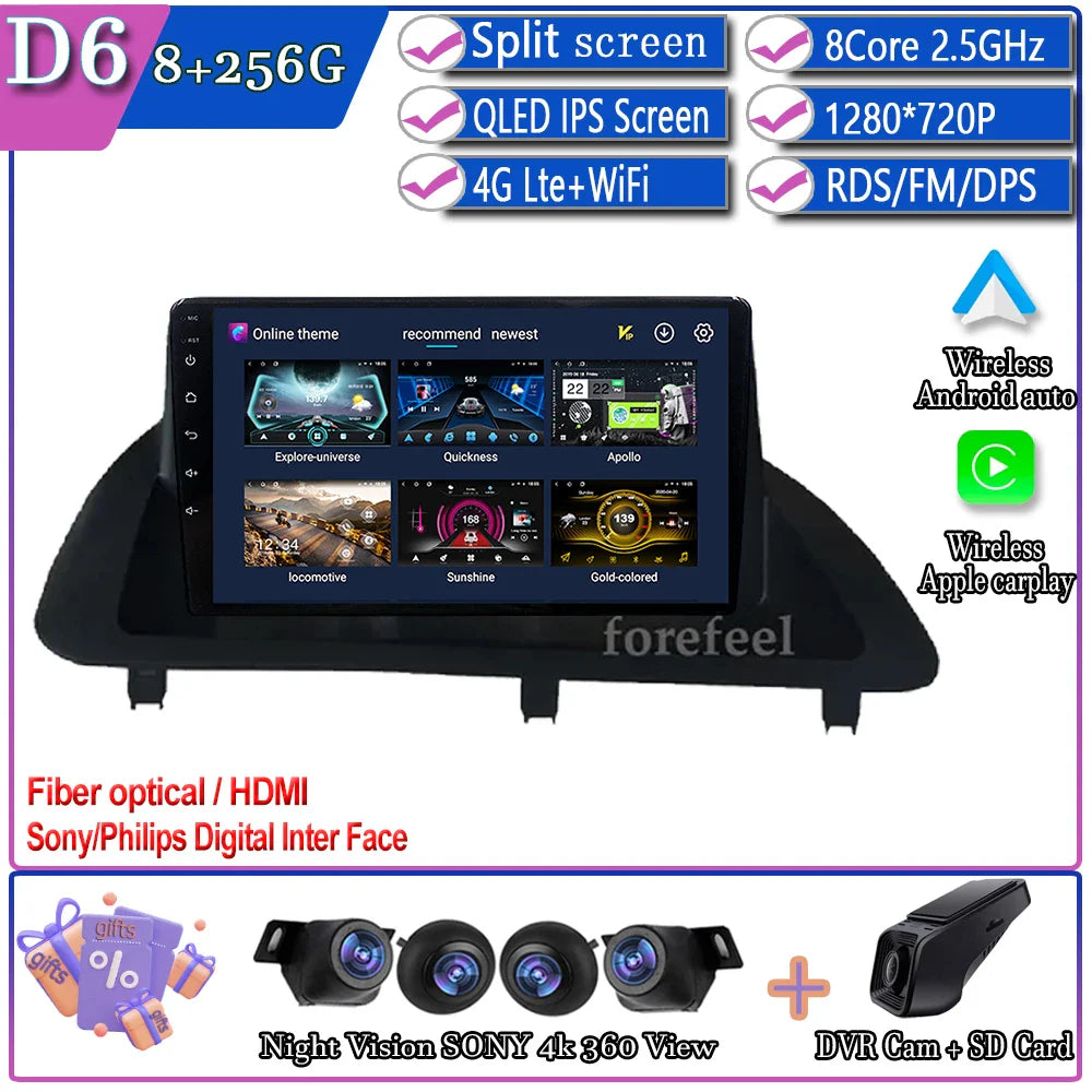 Android 13 For Lexus CT CT200 CT200h 2010 - 2018 Multimedia Navigation GPS Video Player Car Stereo Carplay Monitor Radio Screen