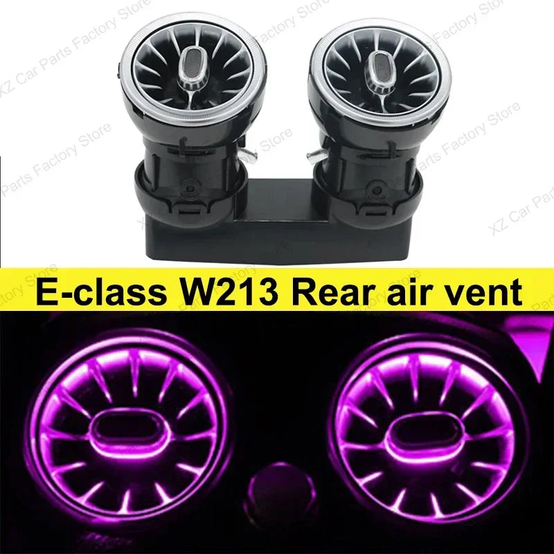 For Mercedes Benz E-Class W213 Air Vents 64 Colors 3D 4D Rotate Tweeter Interior W213 Ambient Light Speaker Cover for Light