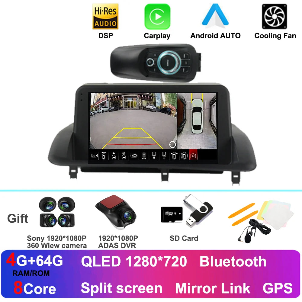 Android 13 For Lexus CT CT200 CT200h 2010-2018 Car 4G Wifi Radio Multimedia Video Player GPS Navigation Stereo Screen DSP QLED