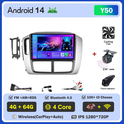 Car Android For Honda Pilot 1 2005 - 2008 Stereo Auto Mirror Link Rear Camera Multimedia Player GPS Navigation Dash Cam Wifi 5G