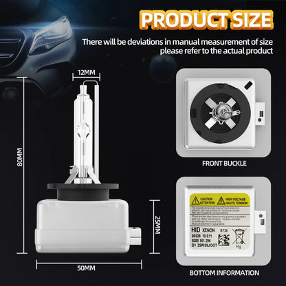Roadsun 2x D1S HID 35W Xenon HeadLamp 6000K Bright White Lights Auto Bulbs Headlight For Dodge Durango 3rd Gen 2011 2012 2013
