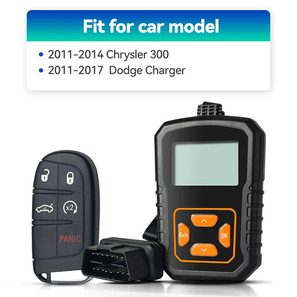 KEYYOU OBD Program DIY M3N40821302 433Mhz For Jeep Grand Cherokee Dodge Journey Charger Chrysler 300 Remote Key Programming Kit