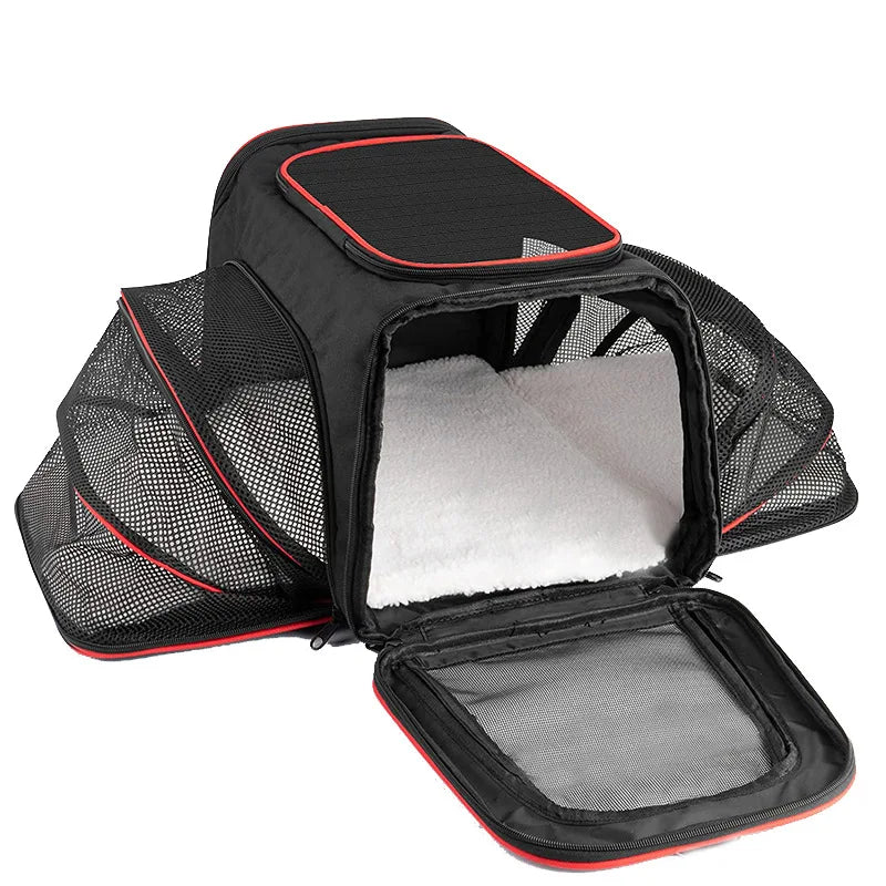 Cat Bag Carriers Outdoor Bag Transporter Portable Handbags Small Foldable Dog Cat Accessories Travel Car Carrying Pet Moving Bag