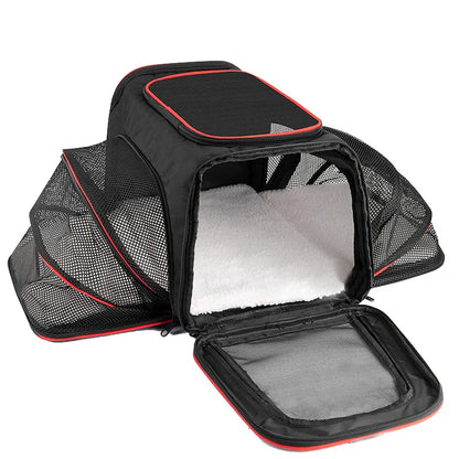 Cat Bag Carriers Outdoor Bag Transporter Portable Handbags Small Foldable Dog Cat Accessories Travel Car Carrying Pet Moving Bag