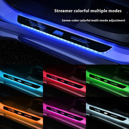 LED Car Welcome Pedal Light Door Sill Light For BMW M Performance X1 X3 X4 X5 X6 X7 E46 E39 E87 E60 E92 E90 F10 F20 F30 Series