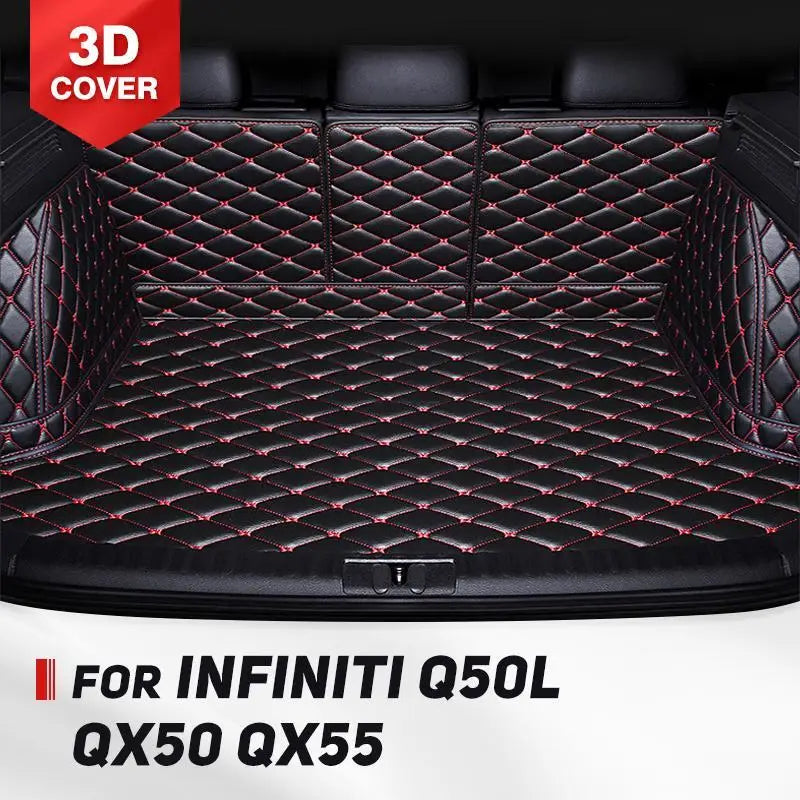 For Infiniti Q50L QX50 QX55 Auto Full Coverage Trunk Mat Car Anti-dirty Pad Protective Pad Cargo Liner Interior Accessories