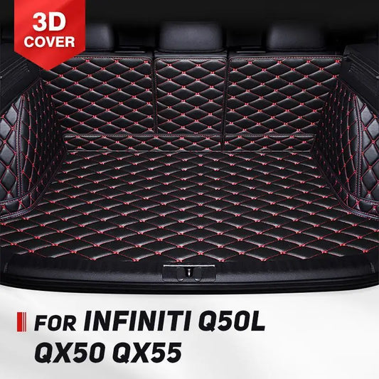 For Infiniti Q50L QX50 QX55 Auto Full Coverage Trunk Mat Car Anti-dirty Pad Protective Pad Cargo Liner Interior Accessories