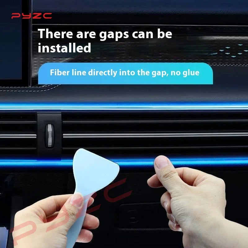 For Honda BREEZE Car Interior Mood Ambient Light RGB 64-Color LED Smart Remote Control Atmosphere Lamp Energy Saving Kit