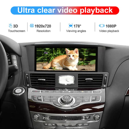 10.25inch Car Radio For Infiniti Q70 Q70L M25 M35 M37 2013-2019 Multimedia Player Wireless Carplay GPS Touch Head Unit Screen